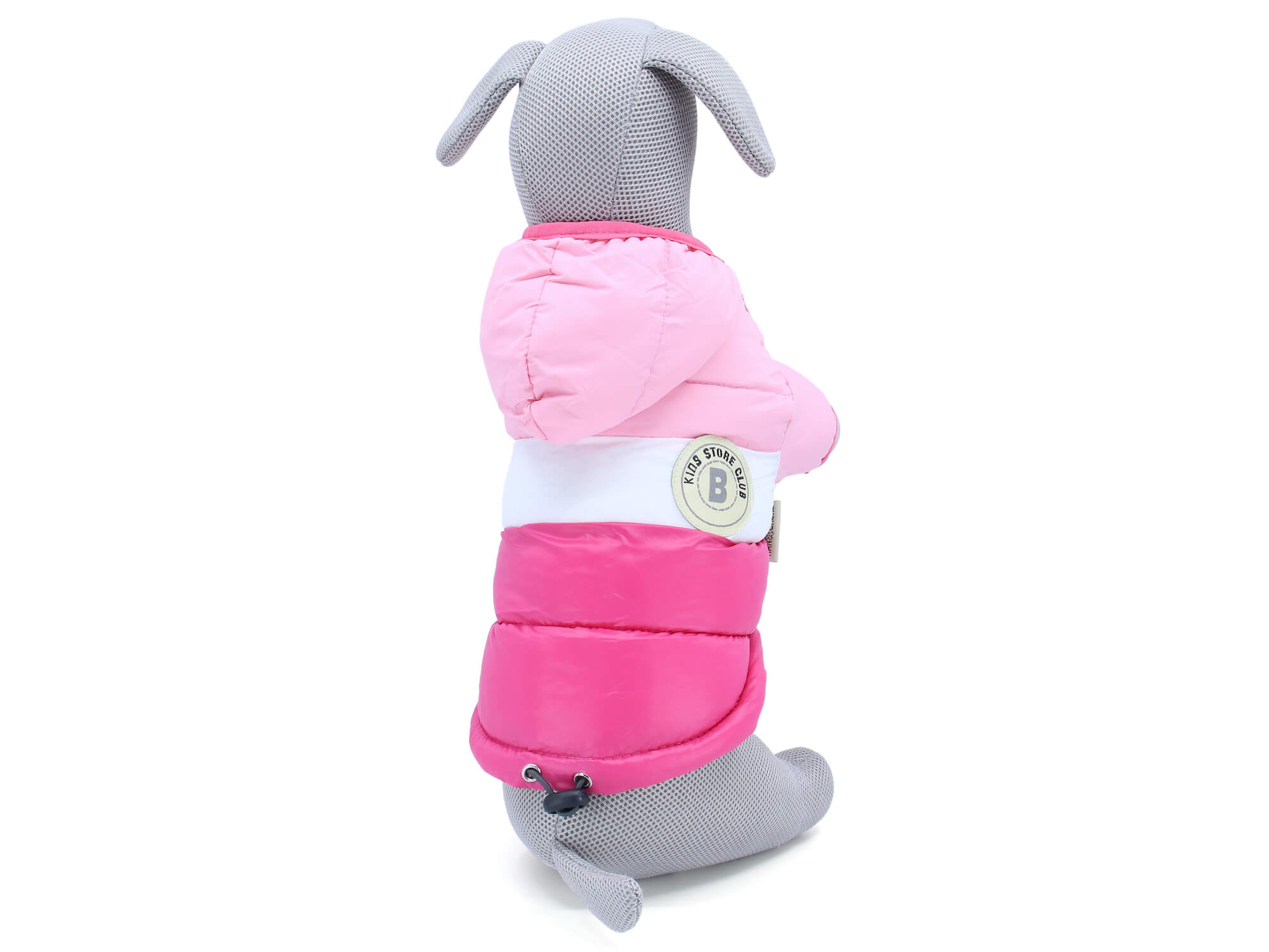 Vsepropejska Palaton prošívaná bunda pro psa s kapucí Barva: Růžová, Délka zad (cm): 22, Obvod hrudníku: 32 - 34 cm