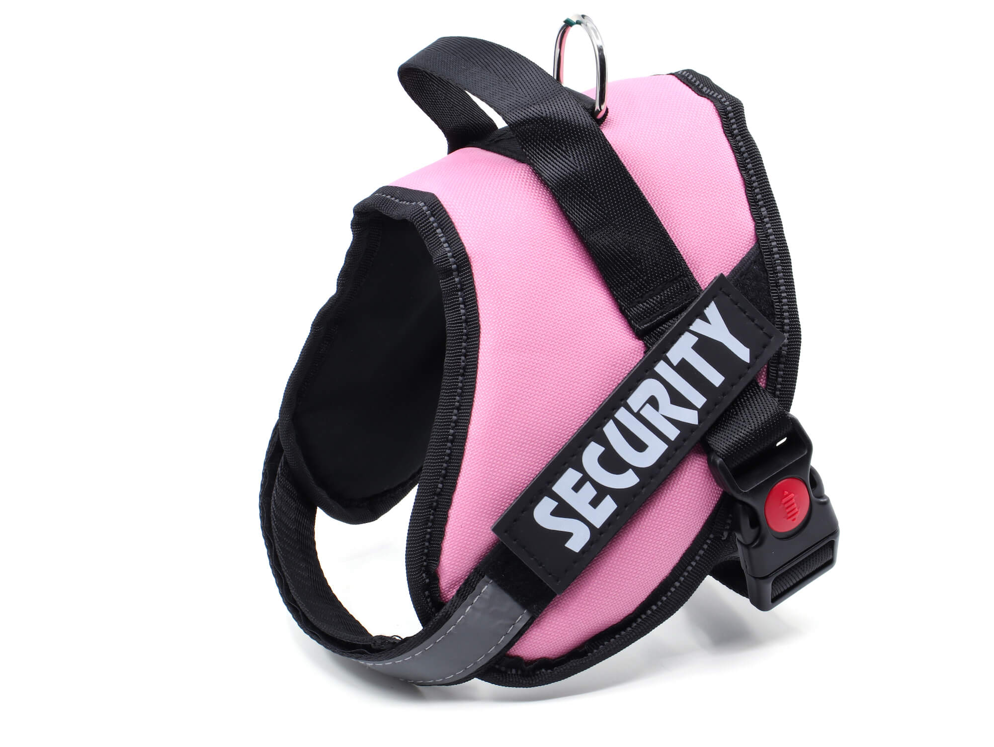 Vsepropejska Security světle růžový postroj pro psa | 51 – 115 cm Barva: Růžová, Obvod hrudníku: 85 - 115 cm
