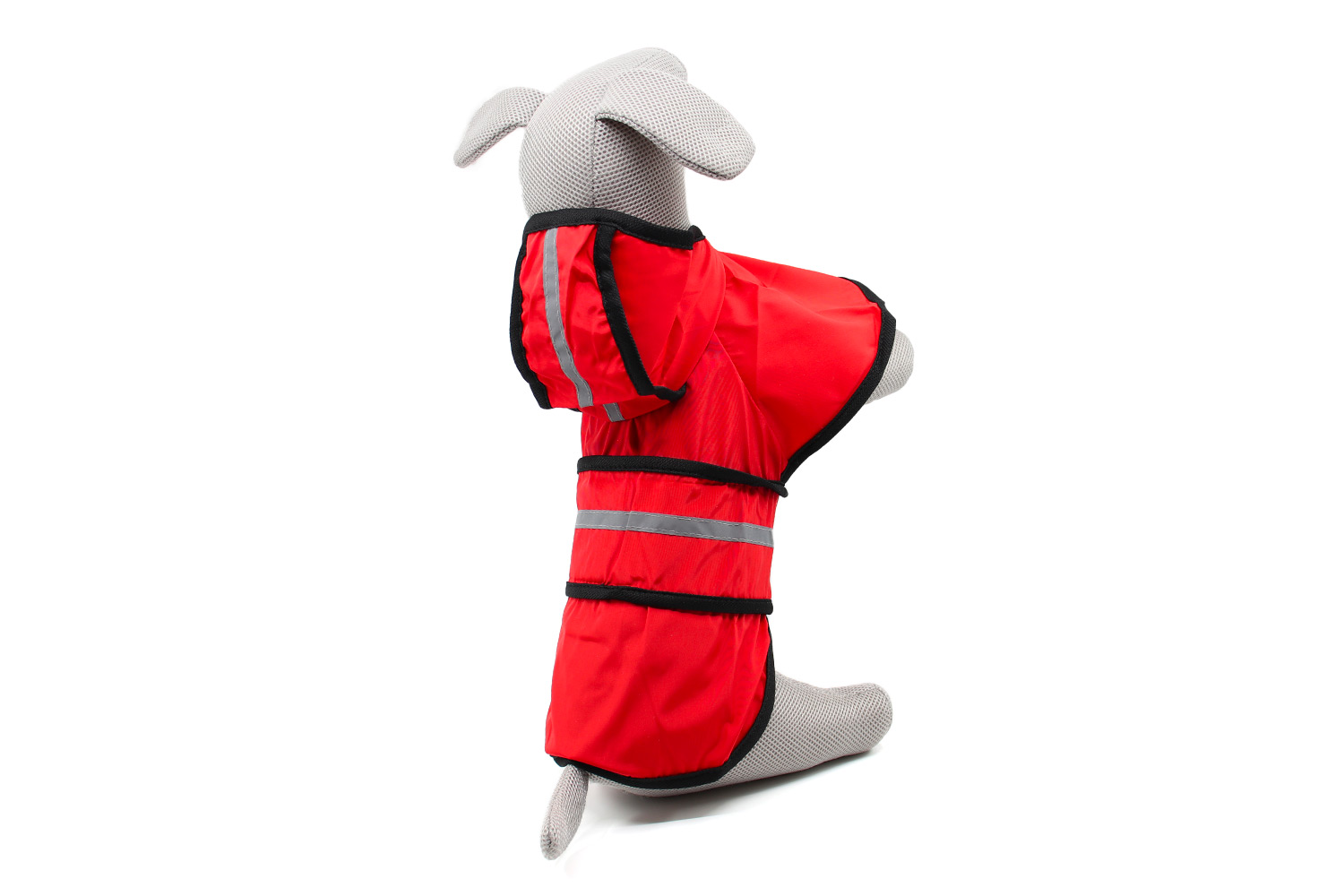 Vsepropejska Zidan pláštěnka pro psa Barva: Červená, Délka zad (cm): 41, Obvod hrudníku: 42 - 50 cm