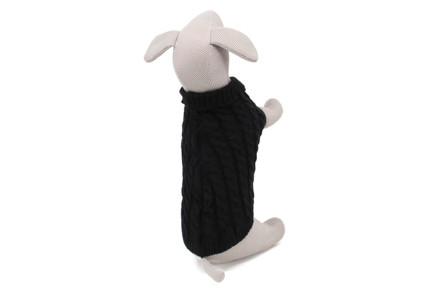 Vsepropejska Kimo svetr pro psa Barva: Černá, Délka zad (cm): 26, Obvod hrudníku: 26 - 33 cm