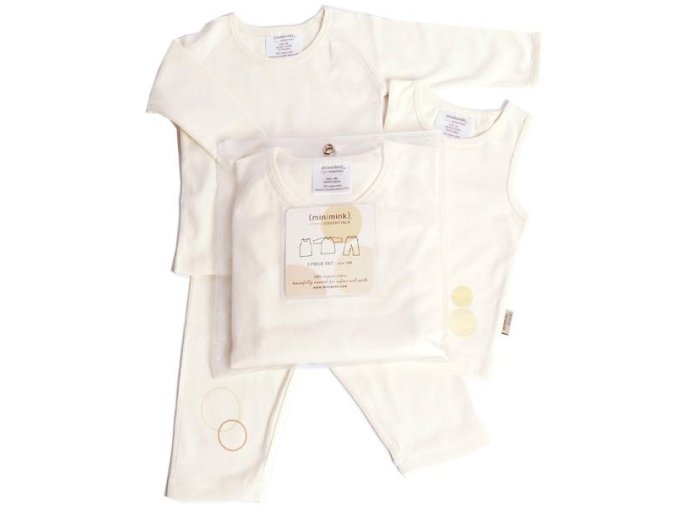 Minimink - 3 dílný set (vel. 68, cca 6 měsíců, dítě 8 kg)