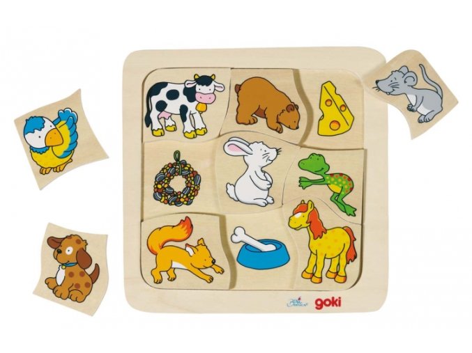 Fantazijní puzzle - Kdo co jí