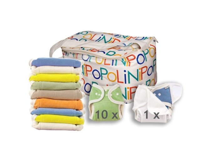 Pleny PoPoLiNi OneSize Soft DUHA - SADA