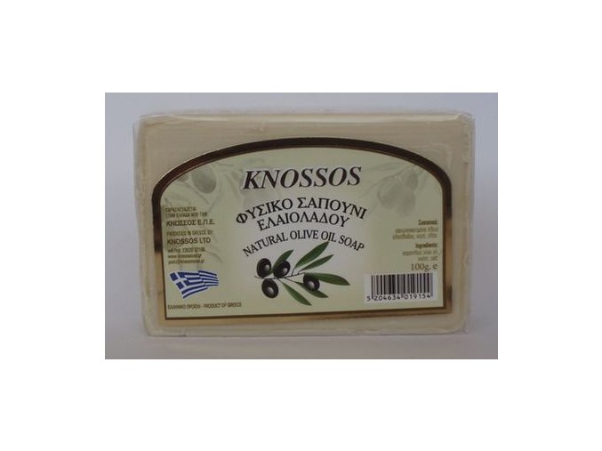 Knossos Olivové mýdlo přírodní, 100 g