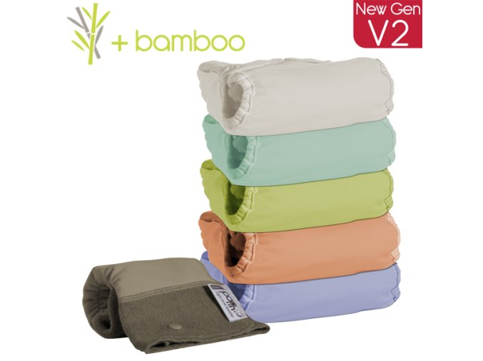 Pleny vše v jednom POP IN(TM) BAMBOO NEW GEN - Malá sada