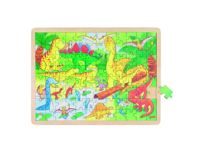 Puzzle na desce – DINOSAUŘI