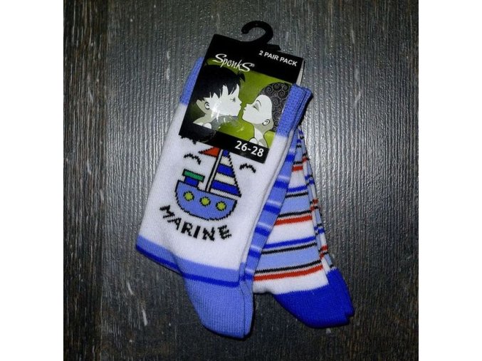 Ponožky Sponks Sada MARINE