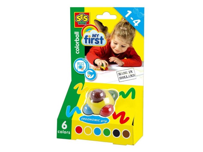 SES Barevná kulička pro první malování