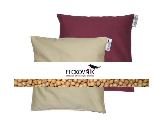 PECKOVNÍK - Polštářek s třešňovými peckami  ČTVEREC
