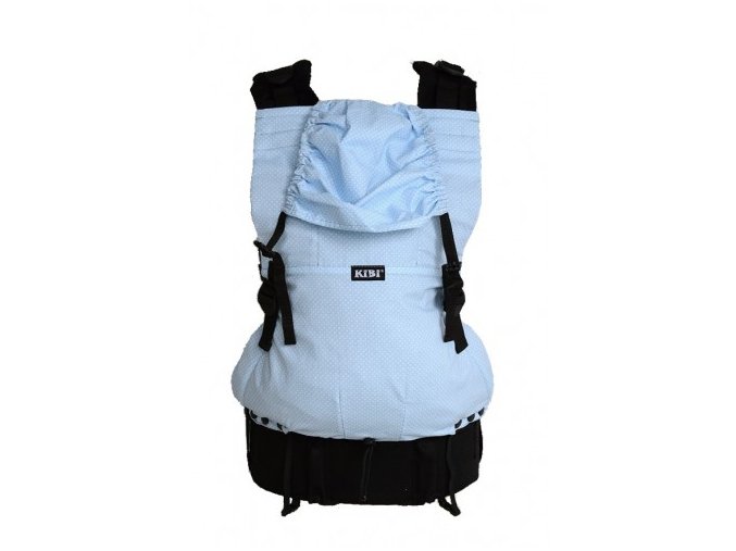 Ergonomické nosítko KIBI - MODRÉ, drobný puntík