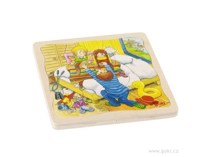 Vícevrstvé puzzle JEDEME NA DOVOLENOU
