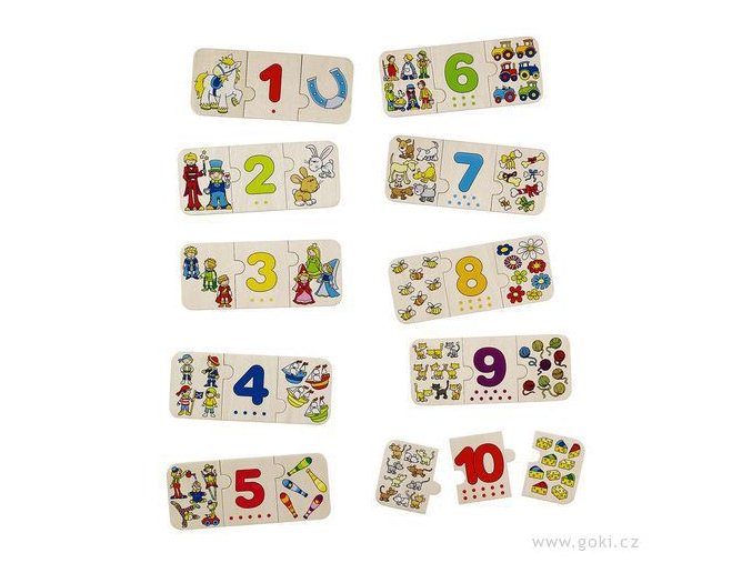 Puzzle - Počítáme a přiřazujeme