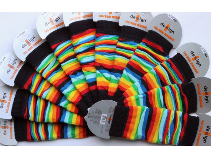 Návleky Design Socks - DUHOVÉ PRUHY