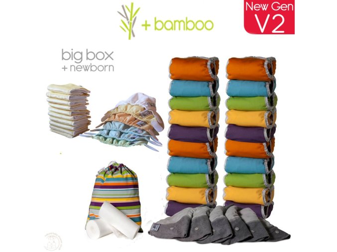 Velká sada Pop-in bright V2 plus  Newborn set