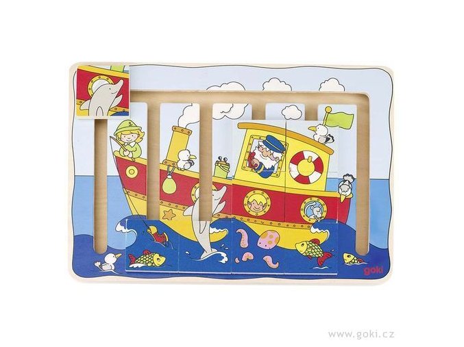 Didaktická hra/puzzle VELKÁ PLAVBA