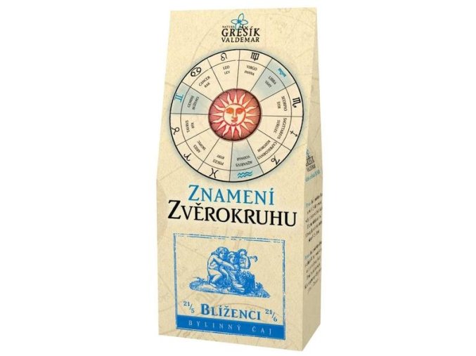 Čaj Grešík ZNAMENÍ ZVĚROKRUHU - BLÍŽENCI