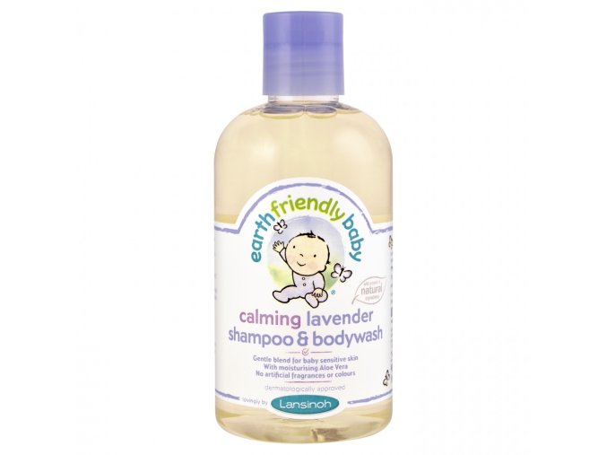 Earth Friendly Baby Tělový a vlasový šampon - LEVANDULE