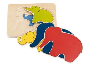 Vícevrstvé puzzle SLON