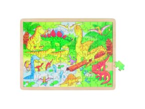 Puzzle na desce – DINOSAUŘI