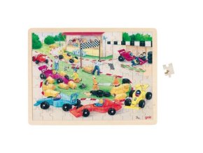 Puzzle na desce ZÁVODY Formule 1
