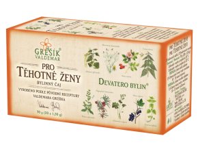 Bylinný čaj GREŠÍK devatero kvítí - pro TĚHOTNÉ ŽENY