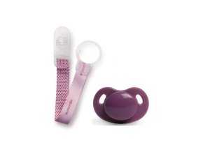 SUAVINEX Dentální anatomický dudlík - SADA s klipem  plus 6m