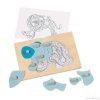 HRA 2 v 1 – puzzle a obrázková hádanka SLON / ŽIRAFA