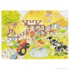 Dřevěné puzzle v krabičce - U BABIČKY A DĚDEČKA NA FARMĚ (48 d.)