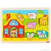 Puzzle s dřevěnými úchytkami – MOJE MALÁ FARMA
