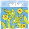 VÝVOJOVÉ vrstvené PUZZLE ze dřeva - ŽÁBA