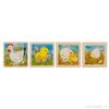 VÝVOJOVÉ vrstvené PUZZLE ze dřeva - slepice