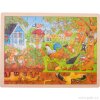 Dřevěné puzzle na desce POD ZEMÍ (96 dílků)