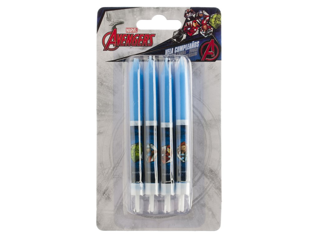 346192 DISPLAY 12 BLISTER 8 VELAS PALILLO AVENGERS 9CM 3