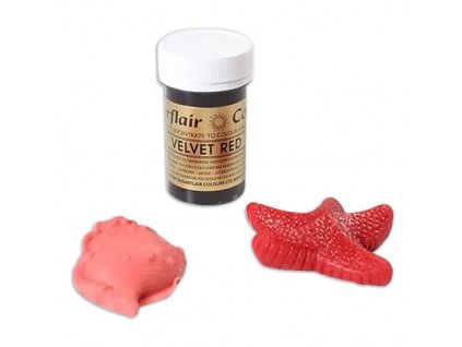 Gelová barva Sugarflair (25 g) Velvet Red