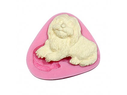 Silikonová formička pejsek sedící