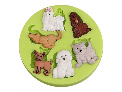 Silikonová formička pejsci