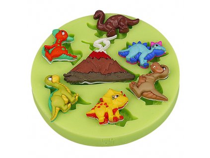 Silikonová formička Dinosauři
