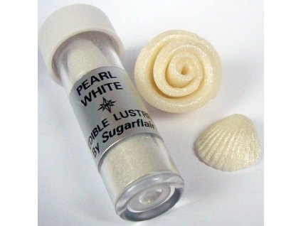 Jedlá prachová barva Sugarflair Pearl White