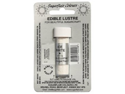 Jedlá prachová barva Sugarflair Ice White