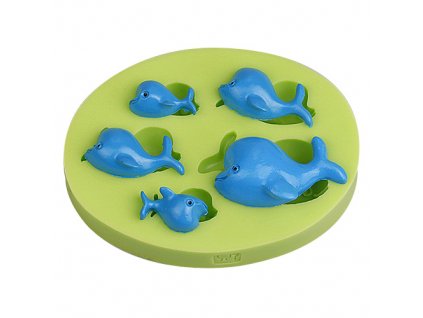 Silikonová formička Velryby