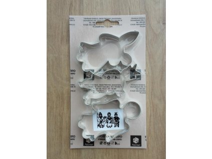 Sada vykrajovátek čert, mikuláš a anděl