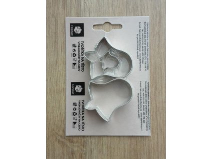 Dvojsada vykrajovátek se středem tvar zvonek