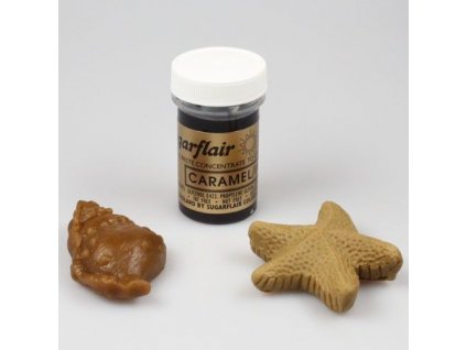 gelova barva sugarflair 25 g caramel ivory