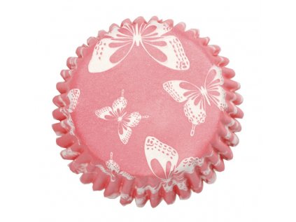 culpitt kosicky na muffiny ruzove s motylky 54 ks