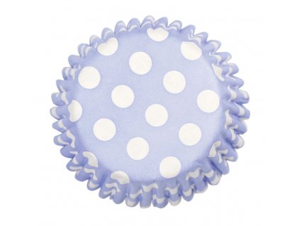 culpitt kosicky na muffiny modre s bilymi puntiky 54 ks