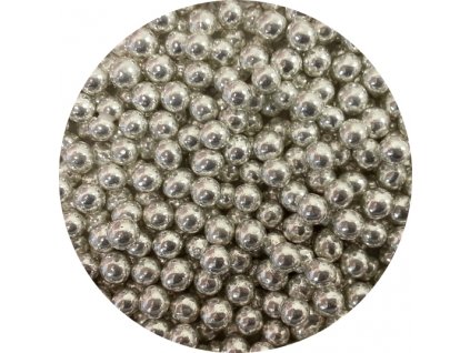 cukrove perly stribrne stredni 50 g