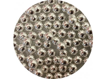 cukrove perly stribrne velke 50 g