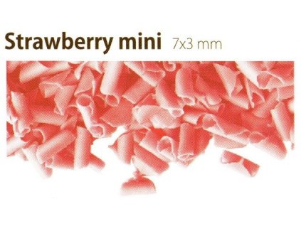 cokoladove hobliny jahodove mini 80 g