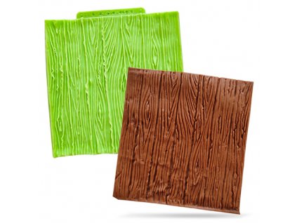 Silikonová formička reliéf dřeva