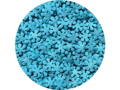 4cake cukrove snehove vlocky modre 60 g